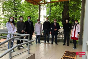 Российское представительство Фонда Гейдара Алиева провело в Москве донорскую акцию для больных коронавирусом  - ФОТО
