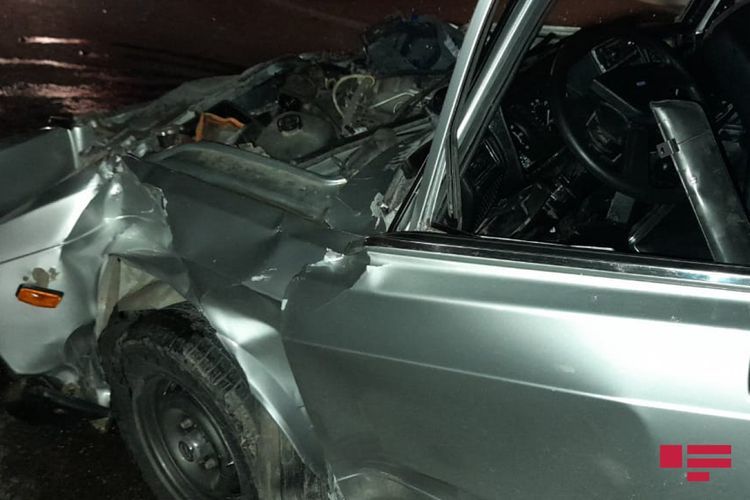 В Шамкире столкнулись два автомобиля, есть погибший и пострадавшие