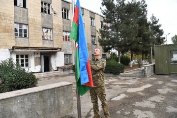 Президент Ильхам Алиев и первая леди Мехрибан Алиева побывали в Физули и Джабраиле - ОБНОВЛЕНО-1
