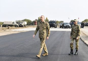 Президент Ильхам Алиев и первая леди Мехрибан Алиева побывали в Физули и Джабраиле - ОБНОВЛЕНО-1