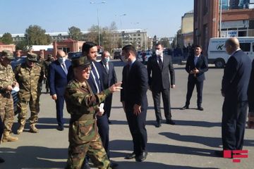 Кямаледдин Гейдаров осмотрел гражданские объекты, разрушенные в результате армянской провокации в Гяндже
