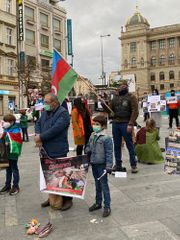 В Праге проведена акция в знак протеста против армянского вандализма - ФОТО