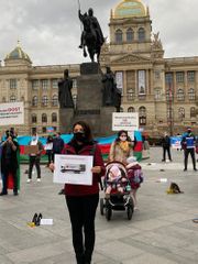 В Праге проведена акция в знак протеста против армянского вандализма - ФОТО