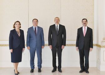 Президент Ильхам Алиев принял главного омбудсмена Турции - ОБНОВЛЕНО