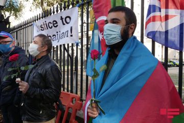 В Лондоне проведена акция под девизом «Прекратить армянскую агрессию» – ВИДЕО