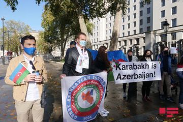 В Лондоне проведена акция под девизом «Прекратить армянскую агрессию» – ВИДЕО