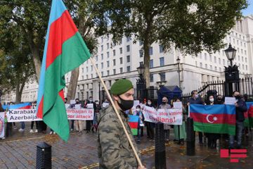 В Лондоне проведена акция под девизом «Прекратить армянскую агрессию» – ВИДЕО