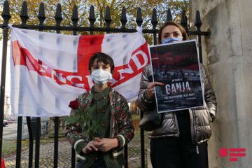 В Лондоне проведена акция под девизом «Прекратить армянскую агрессию» – ВИДЕО