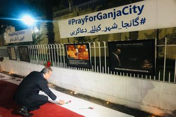 В Пакистане в анклаве, где находятся посольства зарубежных стран, создан уголок в связи с последствиями армянского террора - ВИДЕО - ФОТО
