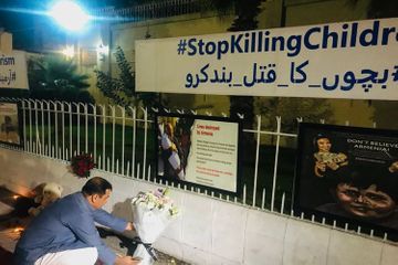 В Пакистане в анклаве, где находятся посольства зарубежных стран, создан уголок в связи с последствиями армянского террора - ВИДЕО - ФОТО