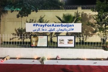 В Пакистане в анклаве, где находятся посольства зарубежных стран, создан уголок в связи с последствиями армянского террора - ВИДЕО - ФОТО