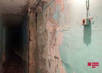Госкомитет: В пятиэтажном здании санатория Qızıl Qum возникло повреждение  - ФОТО - ОБНОВЛЕНО