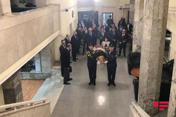 Председатель Милли меджлиса Азербайджана находится с визитом в России - ФОТО