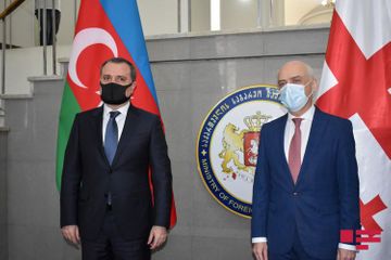 Состоялась встреча глав МИД Азербайджана и Грузии в расширенном составе - ОБНОВЛЕНО