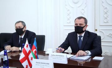 Состоялась встреча глав МИД Азербайджана и Грузии в расширенном составе - ОБНОВЛЕНО