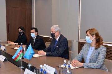 Джейхун Байрамов встретился с председателем Генассамблеи ООН