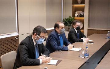 Джейхун Байрамов встретился с генсеком Тюркского совета - ФОТО
