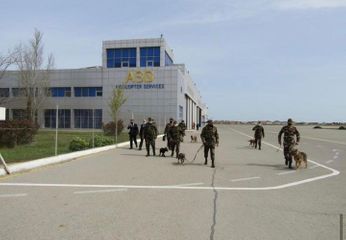 В аэропорту Забрата прошли учения Службы спасения особого риска МЧС   - ФОТО
