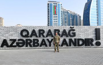 Президент Ильхам Алиев принял участие в открытии Парка военных трофеев в Баку - ОБНОВЛЕНО-1