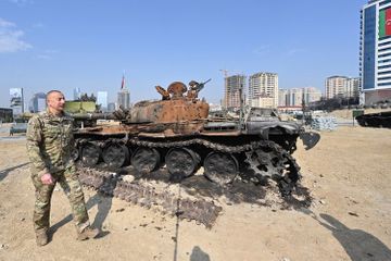 Президент Ильхам Алиев принял участие в открытии Парка военных трофеев в Баку - ОБНОВЛЕНО-1