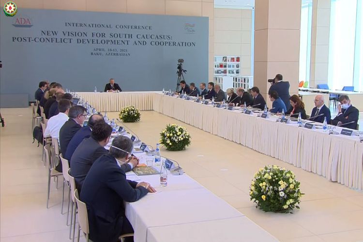 Президент принял участие в конференции «Новый взгляд на Южный Кавказ: Постконфликтное развитие и сотрудничество» в ADA - ОБНОВЛЕНО - ВИДЕО