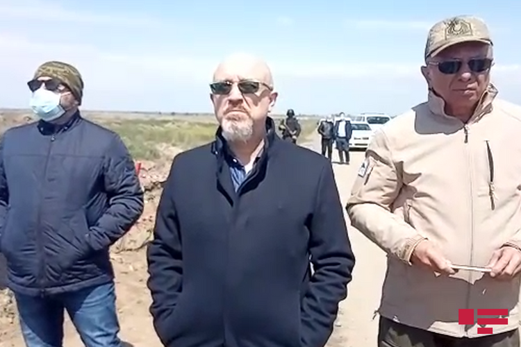 Вице-премьер Украины наблюдал за процессом обезвреживания мин в Агдаме - ВИДЕО