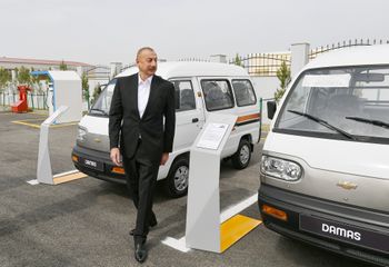 Президент Ильхам Алиев принял участие в открытии Гаджигабульского промышленного квартала - ОБНОВЛЕНО