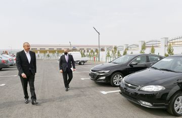 Президент Ильхам Алиев принял участие в открытии Гаджигабульского промышленного квартала - ОБНОВЛЕНО