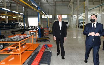 Президент Ильхам Алиев принял участие в открытии Гаджигабульского промышленного квартала - ОБНОВЛЕНО