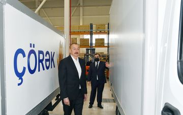 Президент Ильхам Алиев принял участие в открытии Гаджигабульского промышленного квартала - ОБНОВЛЕНО