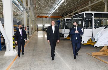 Президент Ильхам Алиев принял участие в открытии Гаджигабульского промышленного квартала - ОБНОВЛЕНО