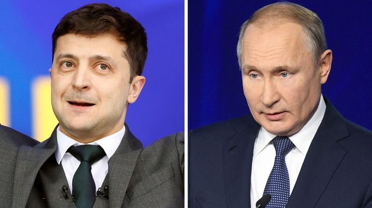 Зеленский предложил Путину встретиться в Донбассе