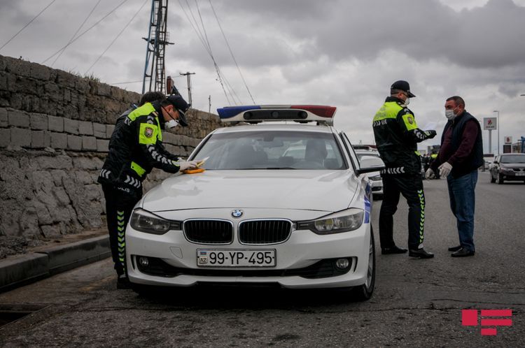 В Саатлы дорожная полиция провела рейды, 25 водителей оштрафованы