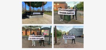 В нескольких городах Европы прошли акции в связи с непредоставлением Арменией карт минных полей - ФОТО