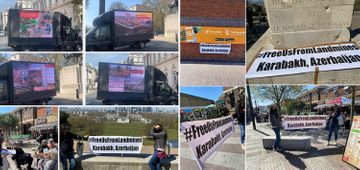 В нескольких городах Европы прошли акции в связи с непредоставлением Арменией карт минных полей - ФОТО