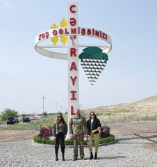 Президент Ильхам Алиев и первая леди Мехрибан Алиева побывали в Джабраильском и Зангиланском районах - ОБНОВЛЕНО