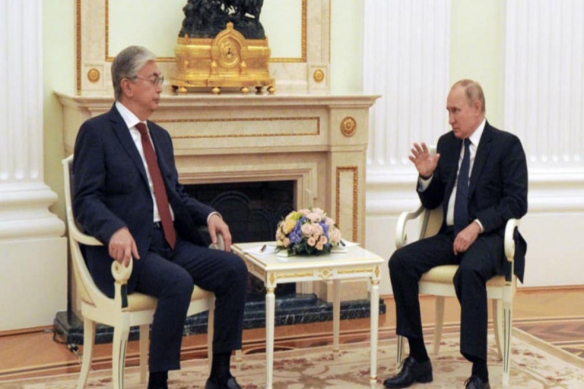 Владимир Путин и Касым-Жомарт Токаев