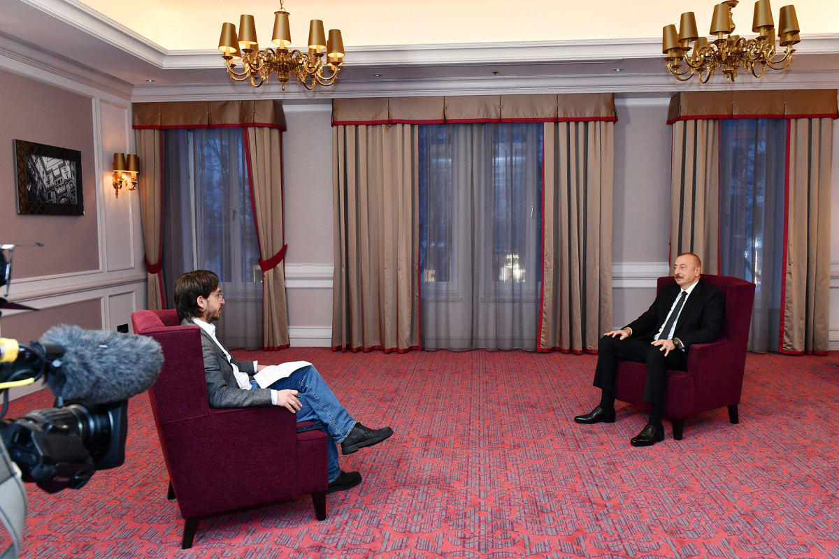 Президент Ильхам Алиев дал интервью испанской газете «El Pais»