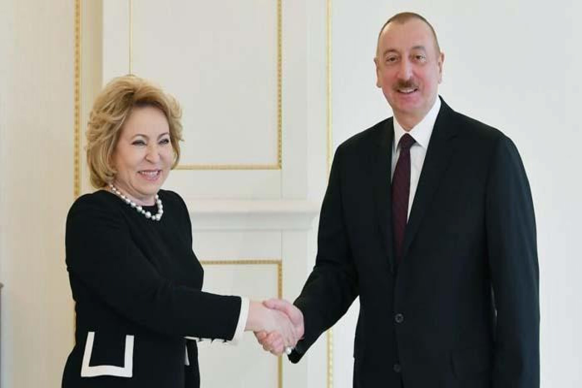 Валентина Матвиенко, Ильхам Алиев