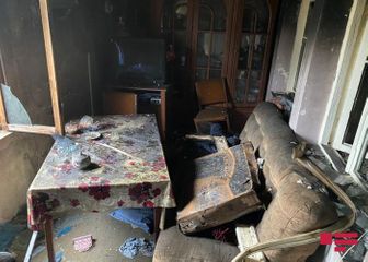 В Баку произошел пожар в жилом доме, погиб один человек - ОБНОВЛЕНО-2 - ФОТО