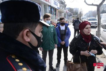 В Баку проведен просветительский рейд против распространения коронавируса