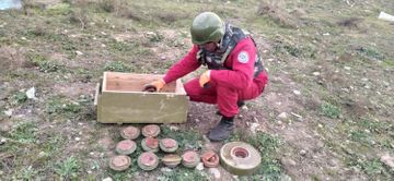 В 7 районах и 1 городе Азербайджана обнаружены боеприпасы и мины  - ФОТО