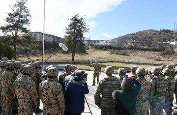 Президент Ильхам Алиев принял участие в закладке фундамента дороги Физули-Шуша и аэропорта, побывал в Шуше - ОБНОВЛЕНО-1