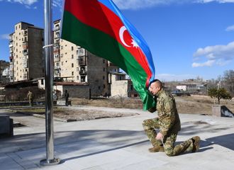 Президент Ильхам Алиев принял участие в закладке фундамента дороги Физули-Шуша и аэропорта, побывал в Шуше - ОБНОВЛЕНО-1