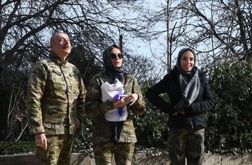 Президент Ильхам Алиев принял участие в закладке фундамента дороги Физули-Шуша и аэропорта, побывал в Шуше - ОБНОВЛЕНО-1