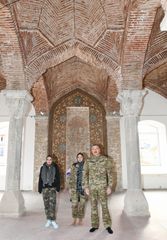 Президент Ильхам Алиев принял участие в закладке фундамента дороги Физули-Шуша и аэропорта, побывал в Шуше - ОБНОВЛЕНО-1