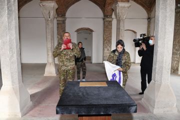 Президент Ильхам Алиев принял участие в закладке фундамента дороги Физули-Шуша и аэропорта, побывал в Шуше - ОБНОВЛЕНО-1