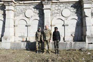 Президент Ильхам Алиев принял участие в закладке фундамента дороги Физули-Шуша и аэропорта, побывал в Шуше - ОБНОВЛЕНО-1