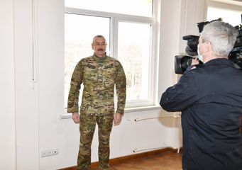 Президент Ильхам Алиев принял участие в закладке фундамента дороги Физули-Шуша и аэропорта, побывал в Шуше - ОБНОВЛЕНО-1