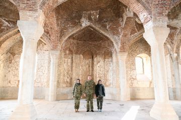 Президент Ильхам Алиев принял участие в закладке фундамента дороги Физули-Шуша и аэропорта, побывал в Шуше - ОБНОВЛЕНО-1